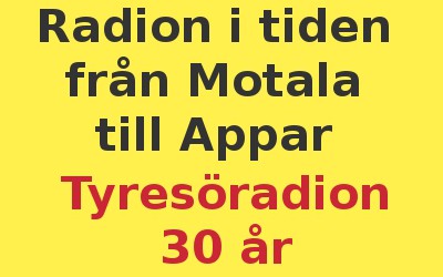 Radio i tiden – 30 år